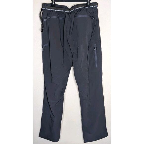 NOUKOW Outdoor Hiking Pants Mens 2XL Gray Quick Dry SPF 50+ 6 Zipper Pockets - Picture 2 of 10